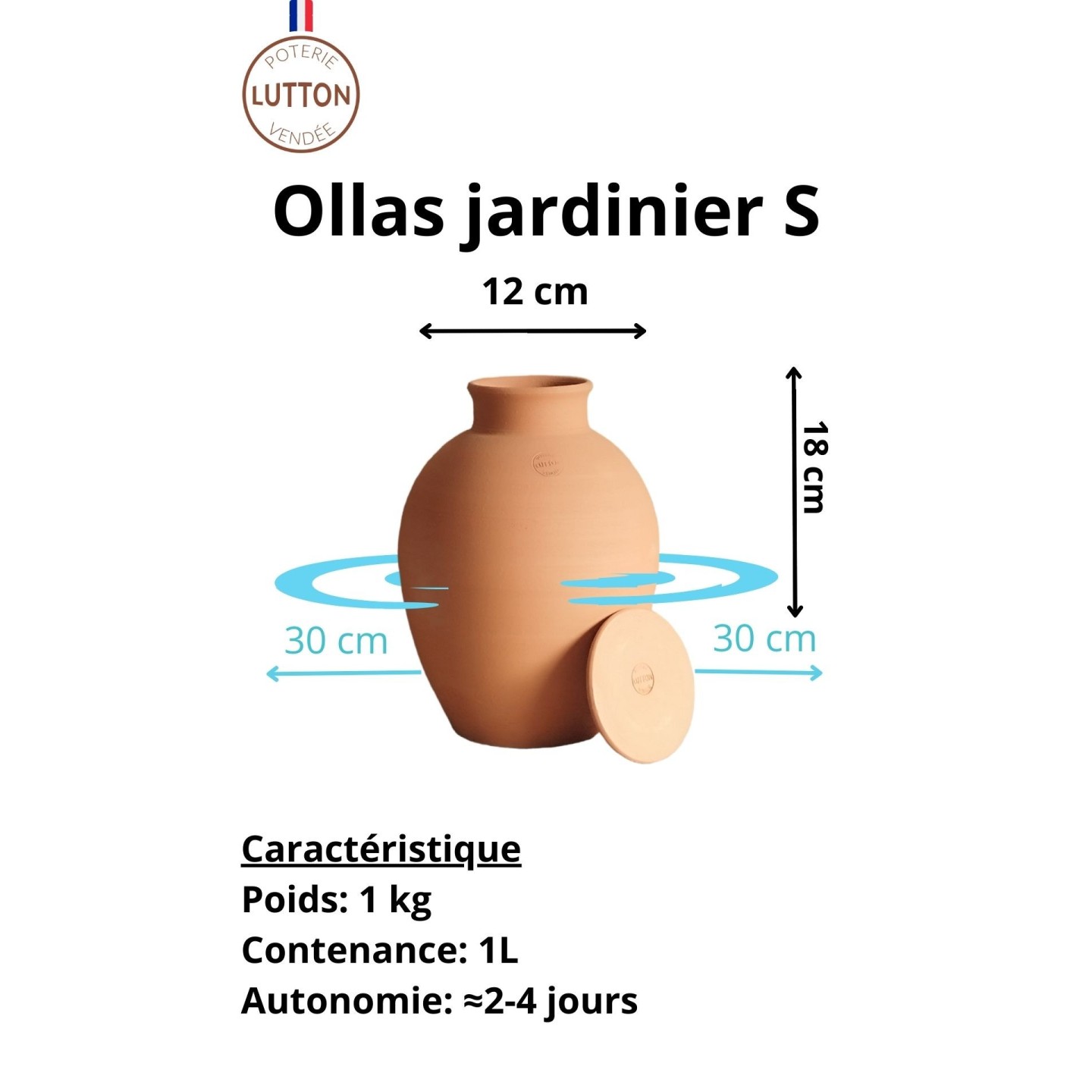 Famille Ollas Potager Acheter - Ollas Lutton - Diffuseur d'eau