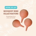 Bouquet Mini ollas nature - Economie de 50% à 70% d'eau