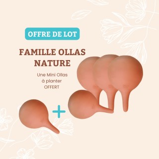 Famille ollas nature - Ollas Lutton le pot qui arrose à votre place