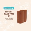 Duo ollas tube de 2 L