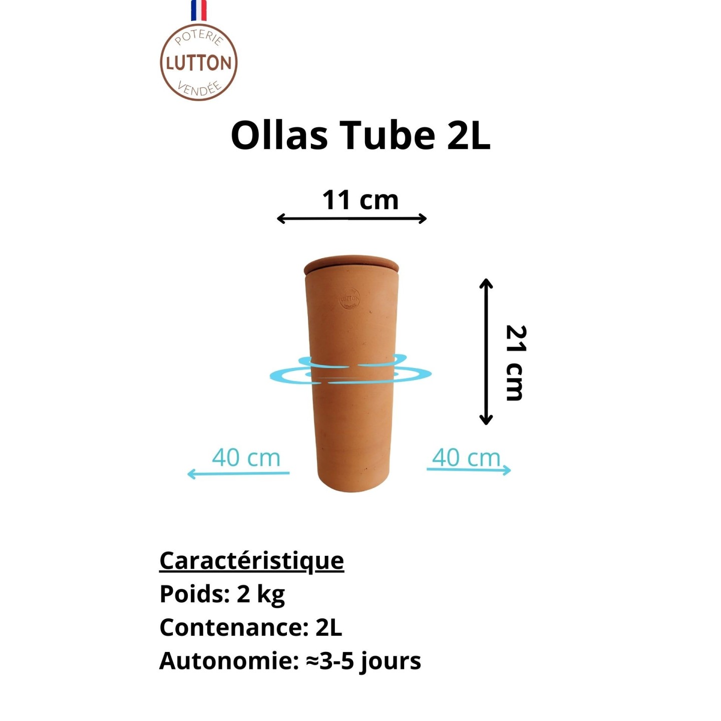 Coffret de poterie d'irrigation de Noël - Ollas Lutton