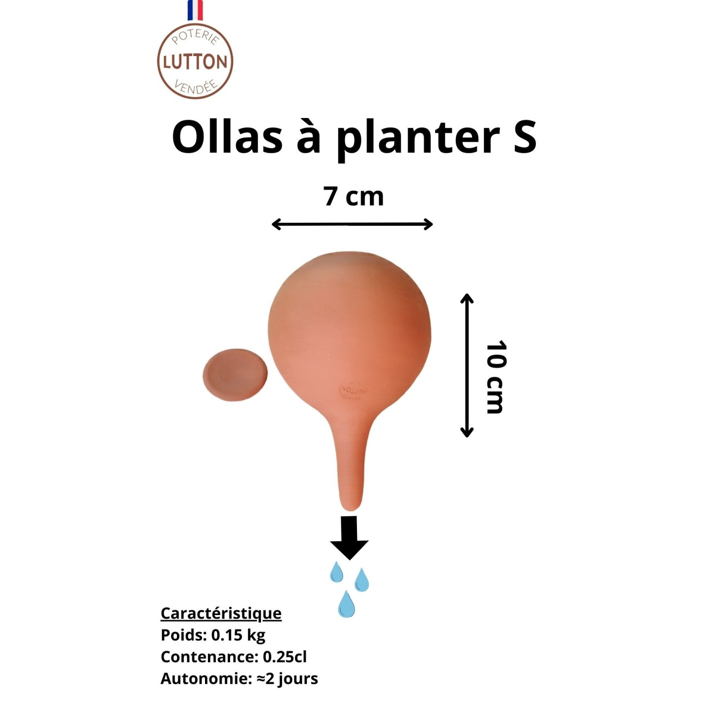 Coffret de poterie d'irrigation de Noël - Ollas Lutton