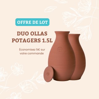 Duo ollas potagers 1.5L