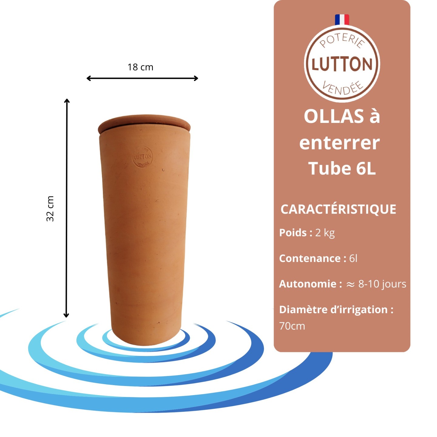 Lot Tubes Ollas et Composteurs - Ollas Lutton