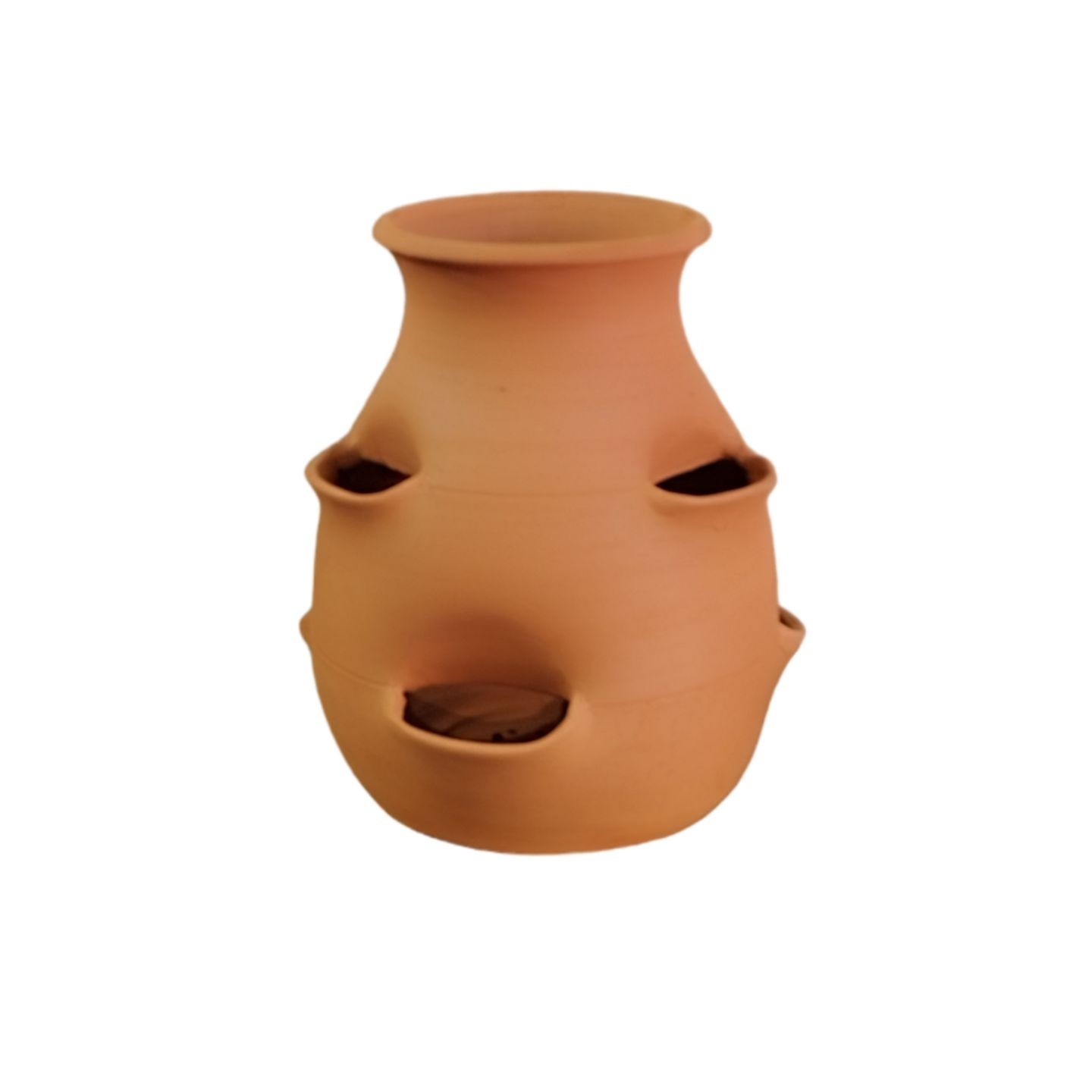 Tour à Fraisier en Poterie Fait Main -  Pour votre Jardin