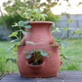 Tour à Fraisier en Poterie Fait Main -  Pour votre Jardin