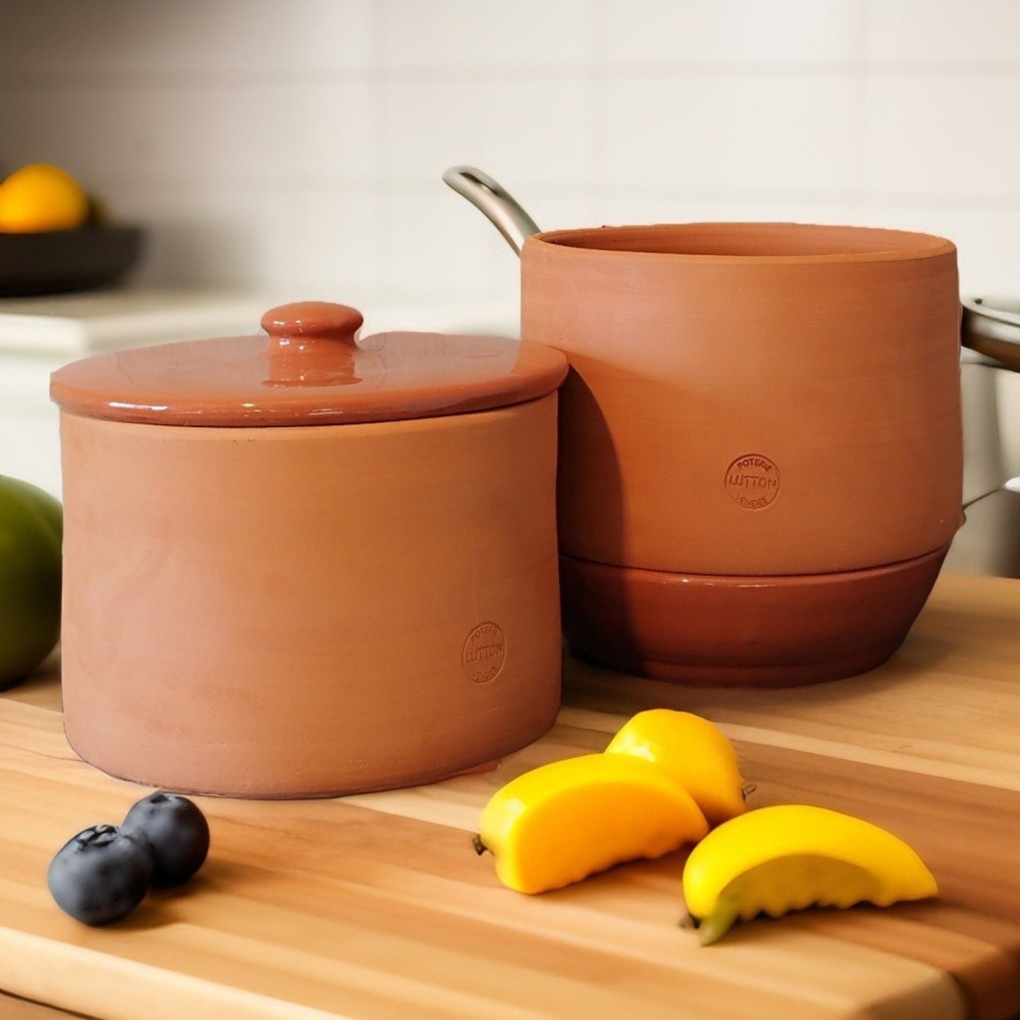 Composteur de Cuisine Lutton en Poterie – Compostage Écologique et Pratique