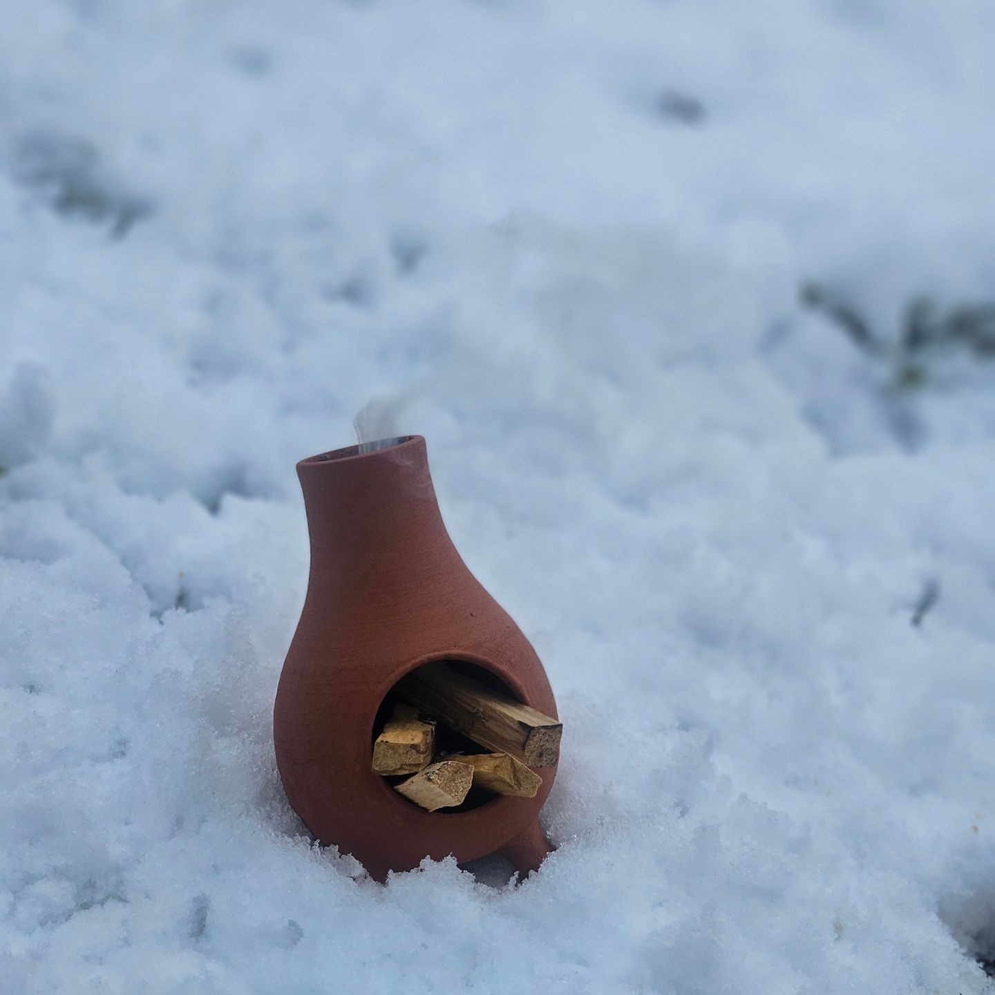 Brûleur d’encens cheminée – Terre cuite artisanale