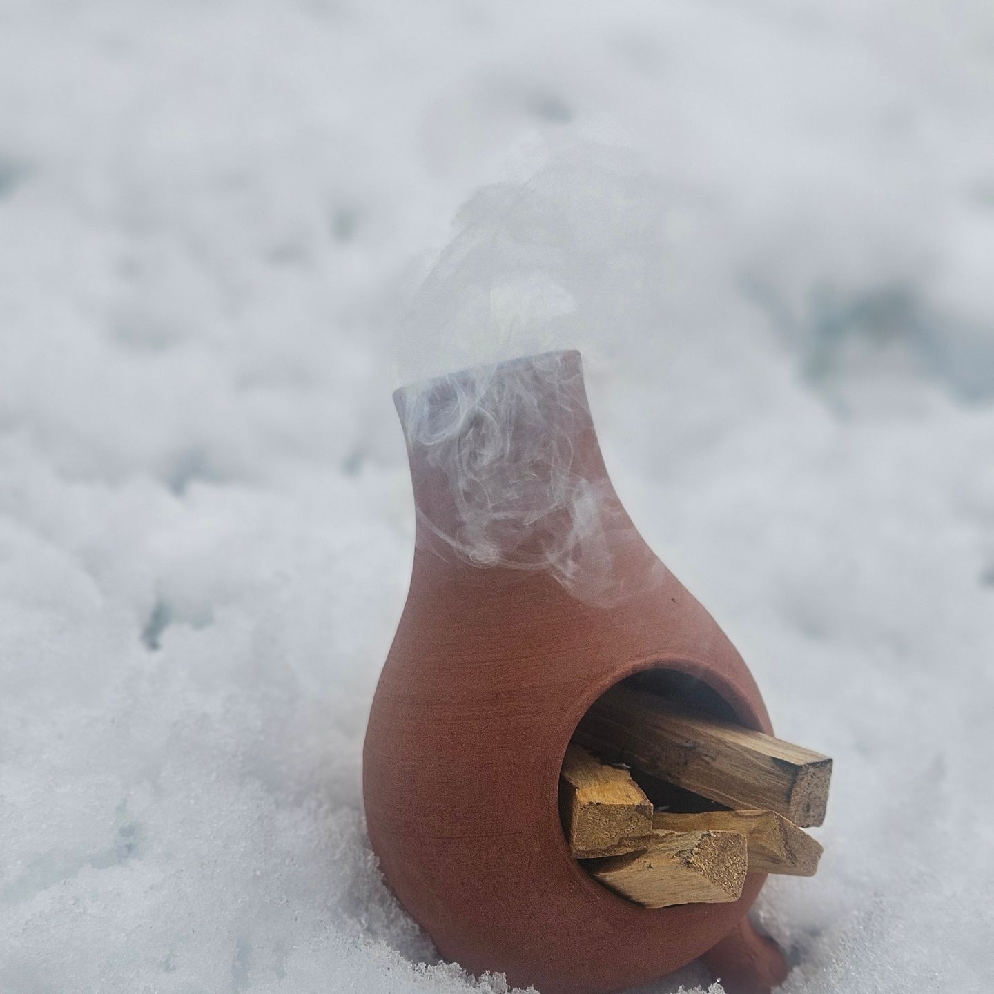 Brûleur d’encens cheminée – Terre cuite artisanale