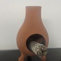 Brûleur d’encens cheminée – Terre cuite artisanale