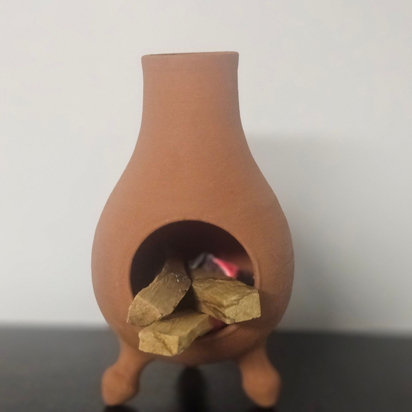 Brûleur d’encens cheminée – Terre cuite artisanale