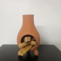Brûleur d’encens cheminée – Terre cuite artisanale