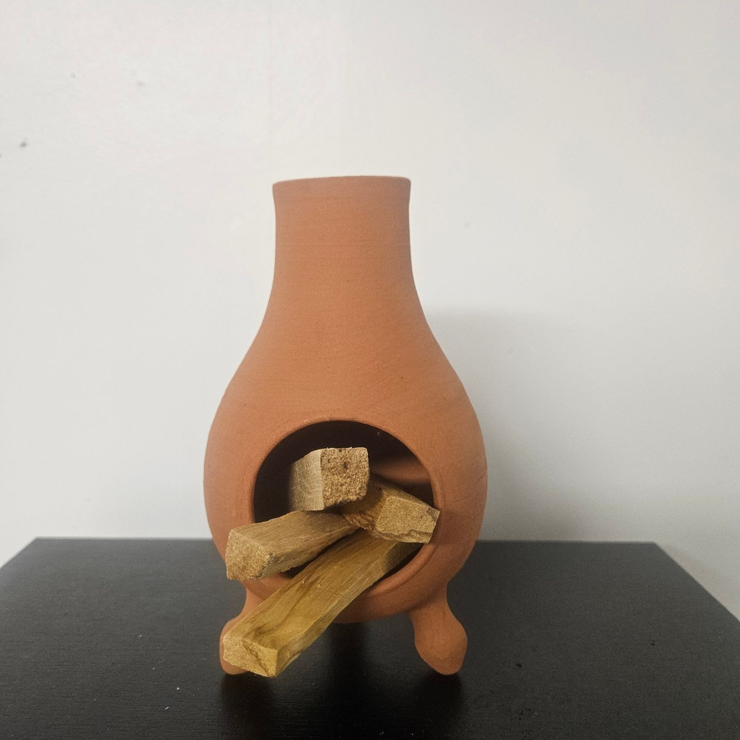 Brûleur d’encens cheminée – Terre cuite artisanale