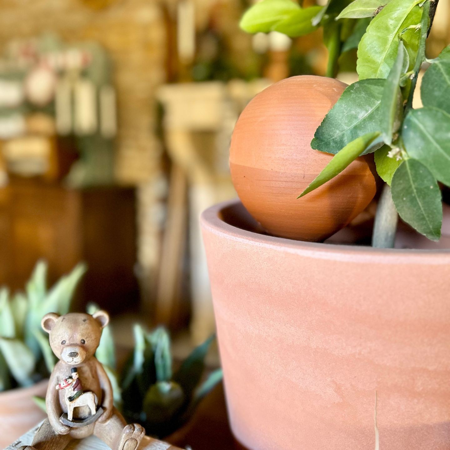 Ollas à Planter Medium – Poterie artisanale française | Arrosage naturel et durable – Ollas Lutton