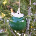 Boule de Noël en céramique émaillée – Fait main en France