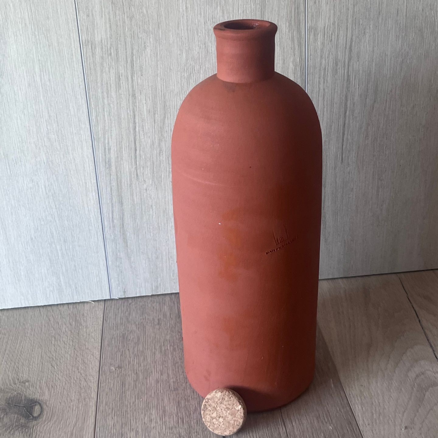Bouteille poreuse 1,5 L en terre cuite | Poterie artisanale française