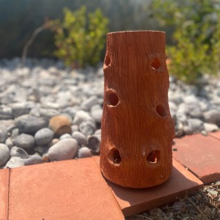 Poterie Tronc d'Arbre en Terre Cuite | Fabrication Artisanale Française