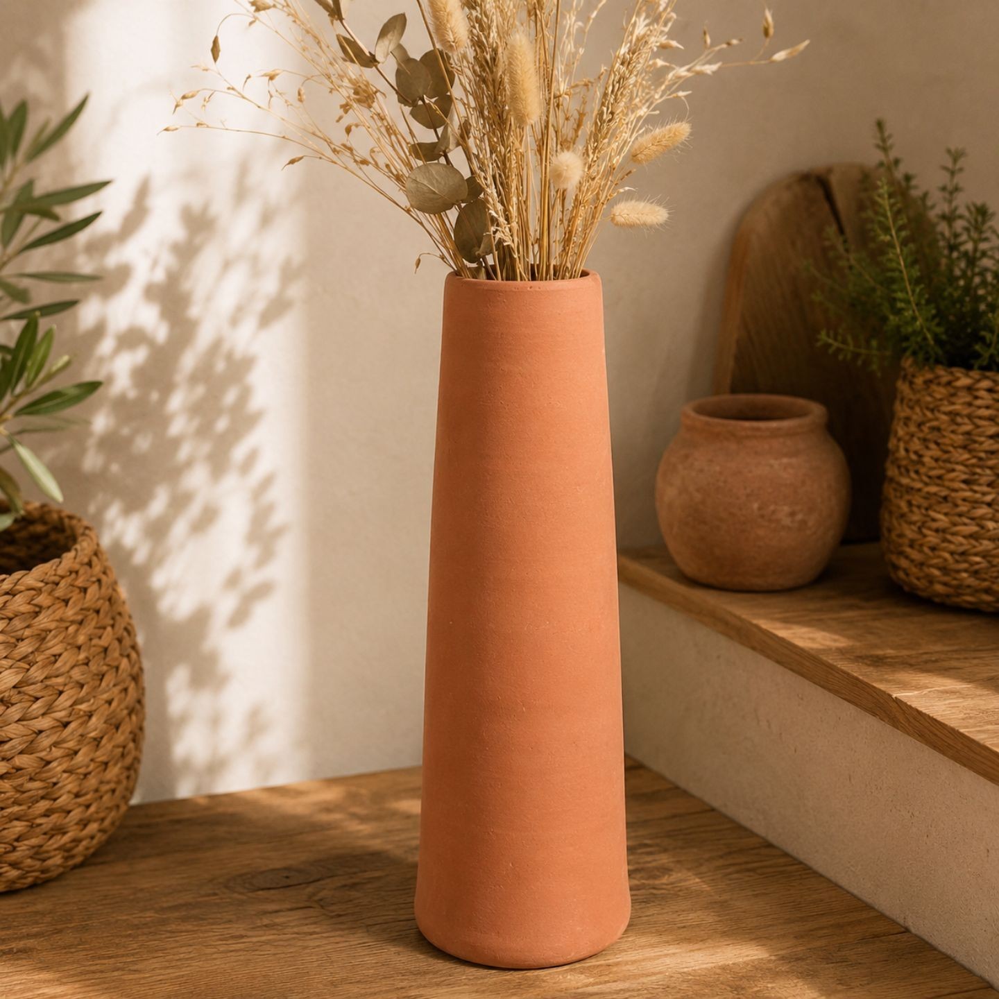 Vase Poreux en Terre Cuite | Fabrication Artisanale Française | Poterie Lutton
