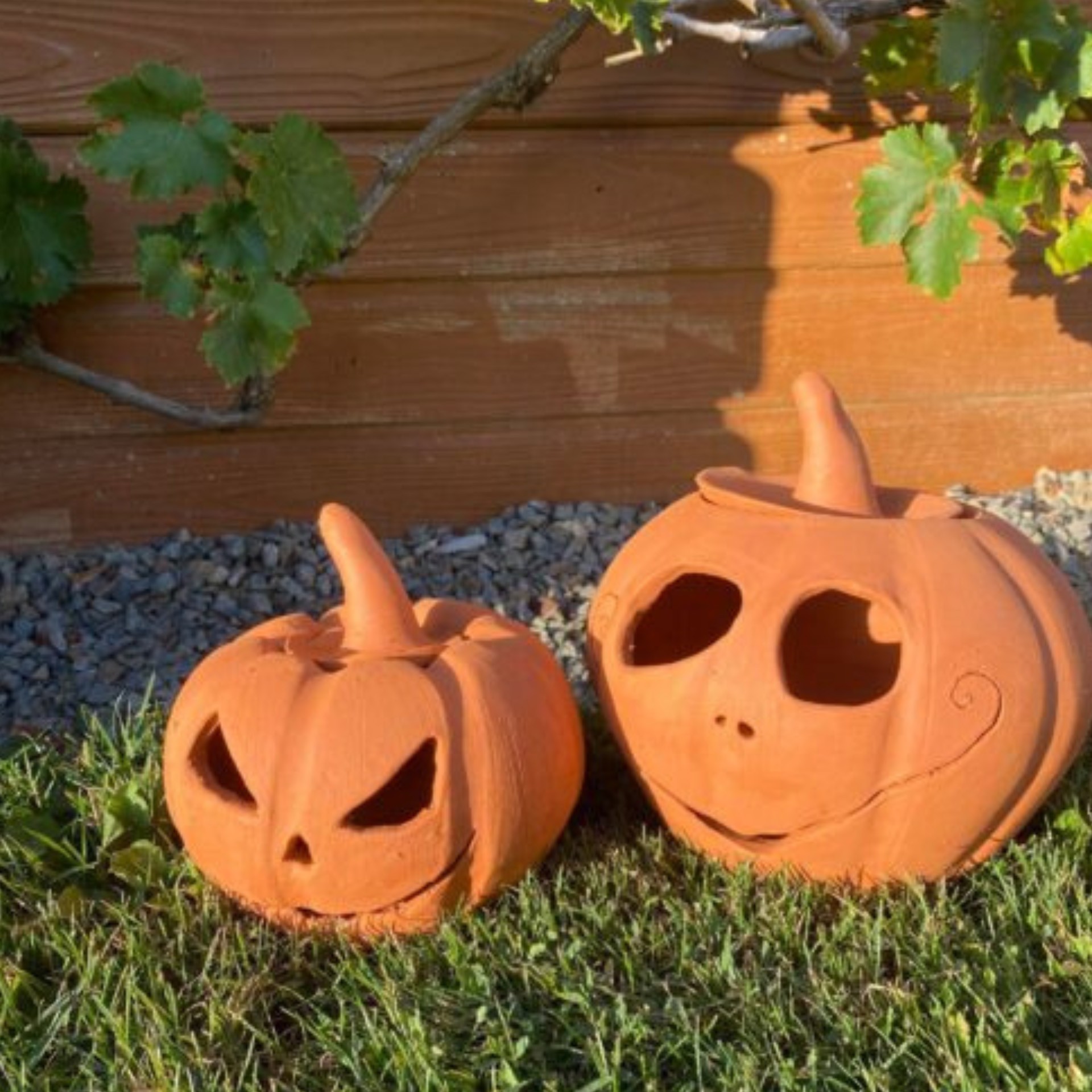 Lanternes Citrouille En Résine Lumineuses - Décor Halloween Et Automne - Sans Flamme, Pour Intérieur/Extérieur